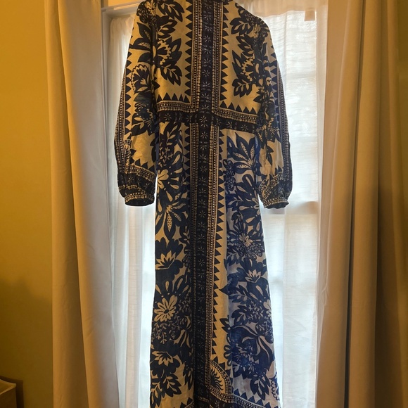 Farm Rio Off-white Flora Tapestry Maxi Dress - Picture 4 of 6